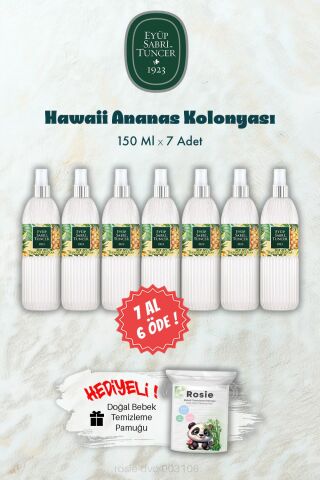 Hawaii Ananas Kolonyası 150 ML 7 AL 6 ÖDE ve ROSIE Hediye
