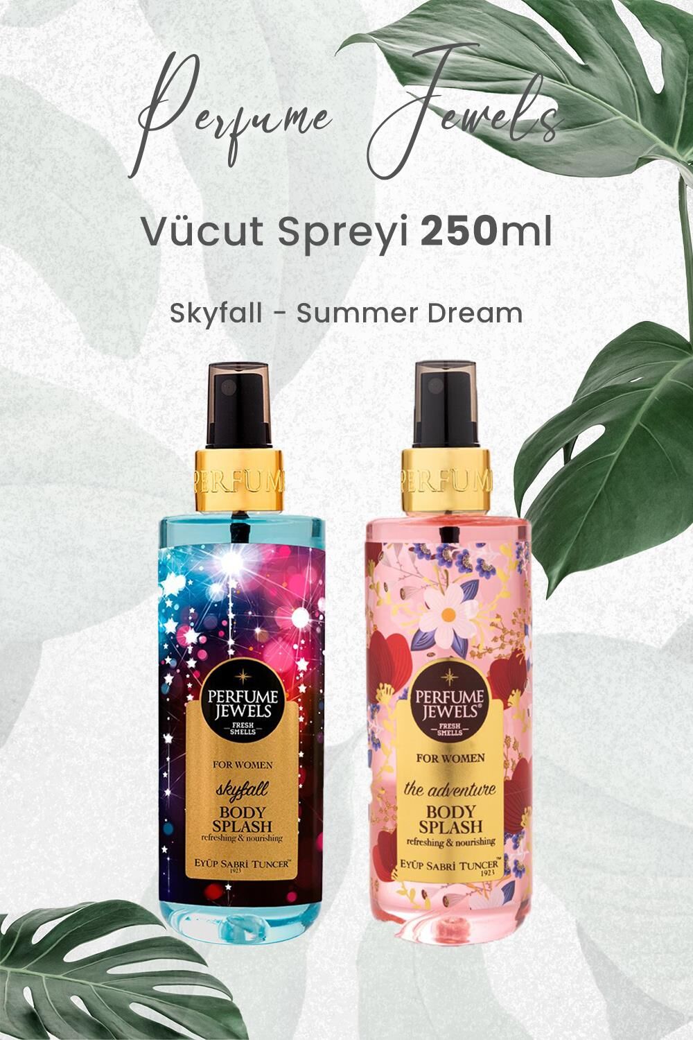 Eyüp Sabri Tuncer Vücut Spreyi Skyfall 250 ml ve The Adventure 250 ml