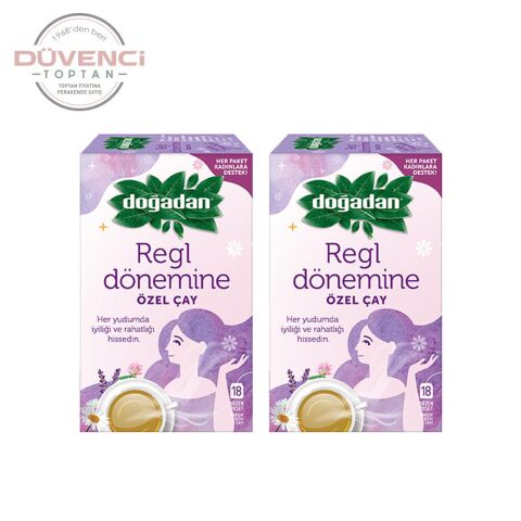 Doğadan Regl Dönemine Özel Bitki Çayı 18'li x 2 Adet