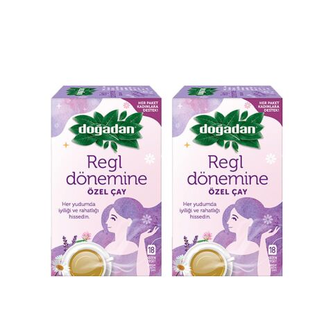 Doğadan Regl Dönemine Özel Bitki Çayı 18'li x 2 Adet