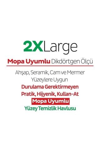 Sleepy Sleepy Easy Clean Beyaz Sabun Katkılı Mopa Uyumlu Yüzey Temizlik Havlusu 12X80 (960 Yaprak)