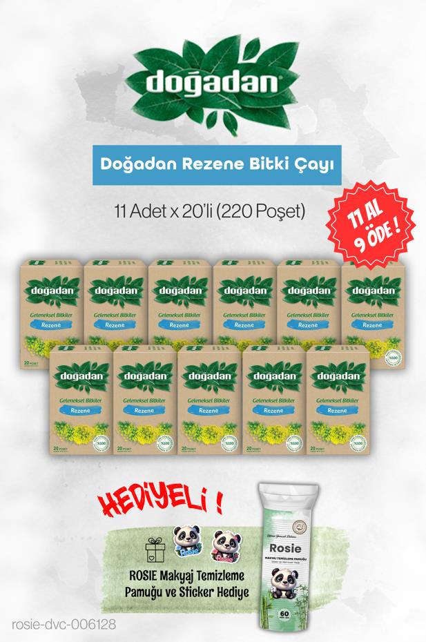 Doğadan Rezene Bitki Çayı 20'li 11 AL 9 ÖDE ve Rosie