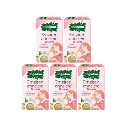 Doğadan Emziren Annelere Özel Bitki Çayı 18'li x 5 Adet