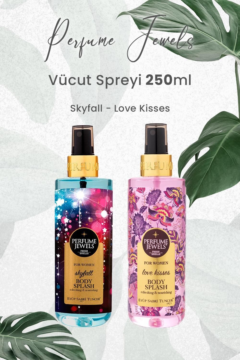 Eyüp Sabri Tuncer Vücut Spreyi Skyfall 250 ml ve Love Kisses 250 ml