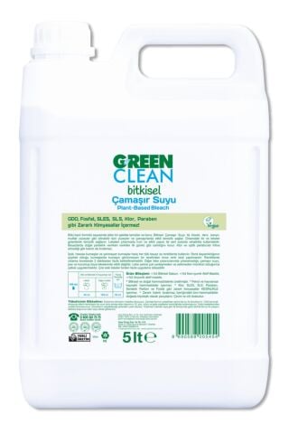 Green Clean Organik Çamaşır Suyu 5 Lt