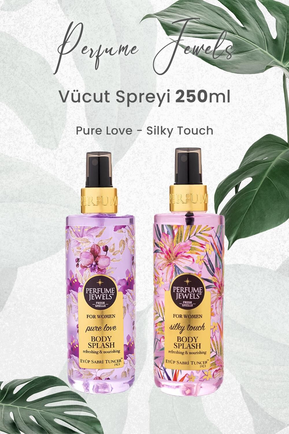 Eyüp Sabri Tuncer Pj Body Splash Pure Love 250 ml ve Silky Touch 250 ml
