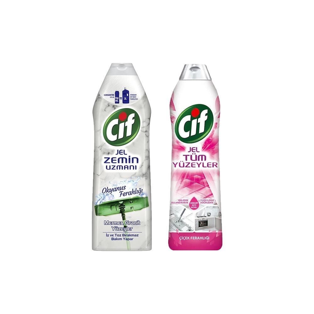 Cif Jel Mermer Yüzey Temizleyici ve Çiçek Ferahlığı