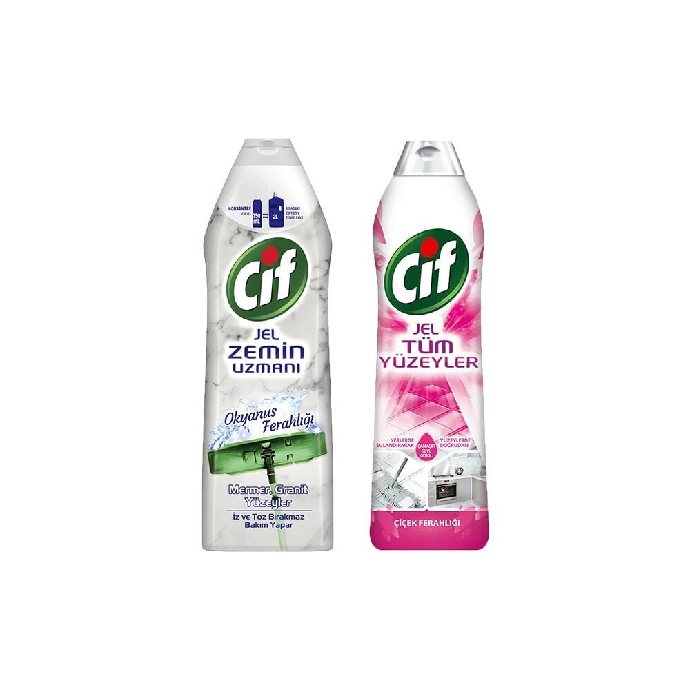 Cif Jel Mermer Yüzey Temizleyici ve Çiçek Ferahlığı