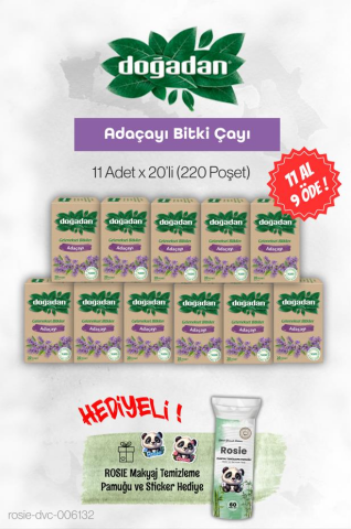 Doğadan Adaçayı Bitki Çayı 11 AL 9 ÖDE ve Rosie