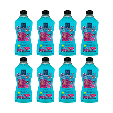 Eyüp Sabri Tuncer Doğal Zeytinyağlı Sıvı Sabun Okyanus 1500 ML Pet Şişe x 8