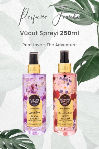 Eyüp Sabri Tuncer Pj Body Splash Pure Love 250 ml ve The Adventure 250 ml