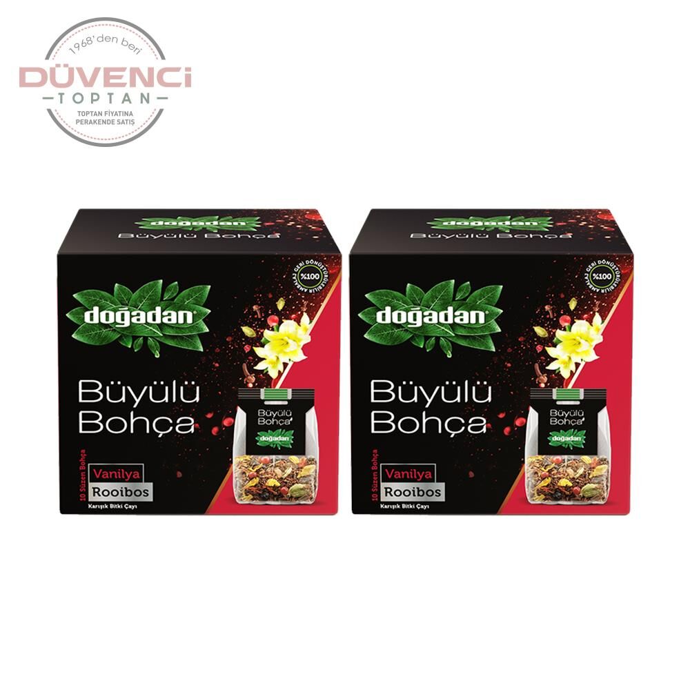 Doğadan Büyülü Bohça Rooibos Vanilyalı Karışık Bitki Çayı x 2 Adet