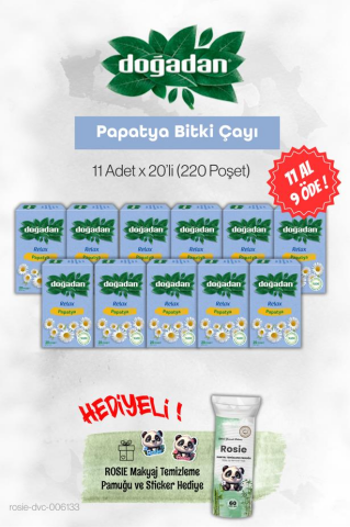 Doğadan 11 AL 9 ÖDE Papatya Bitki Çayı ve Rosie