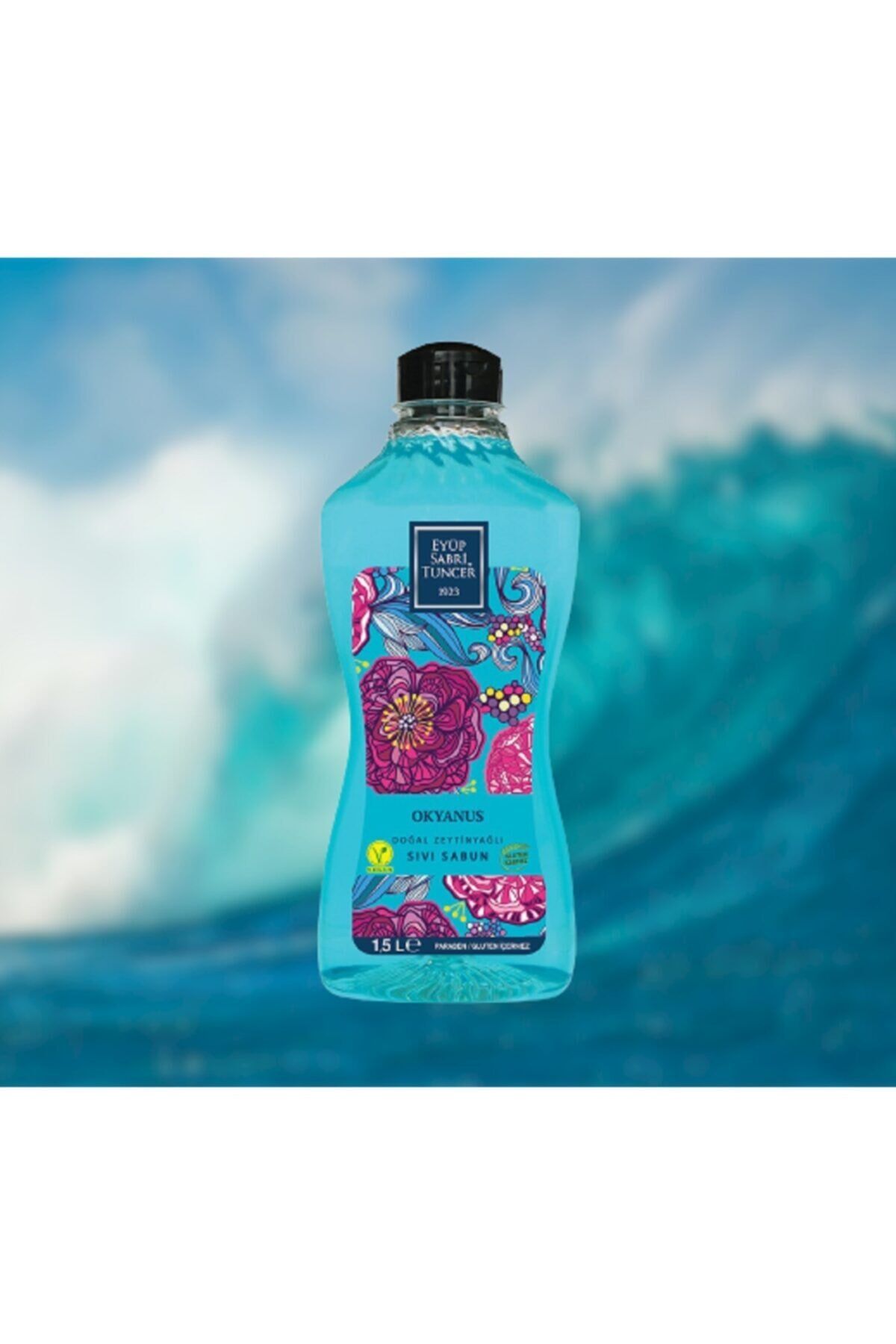 Eyüp Sabri Tuncer Doğal Zeytinyağlı Sıvı Sabun Okyanus 1500 ML Pet Şişe