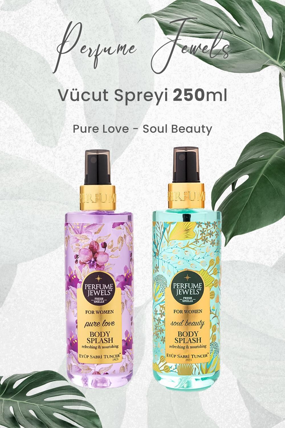Eyüp Sabri Tuncer Pj Body Splash Pure Love 250 ml ve Soul Beauty 250 ml