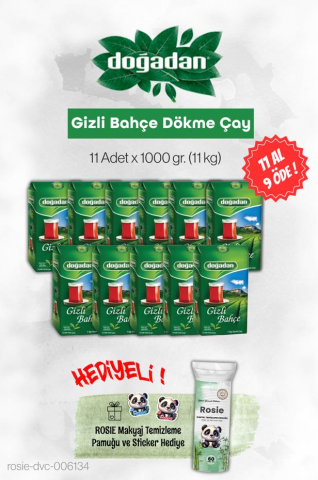 Doğadan 11 AL 9 ÖDE Gizli Bahçe 1 kg Çay ve Rosie