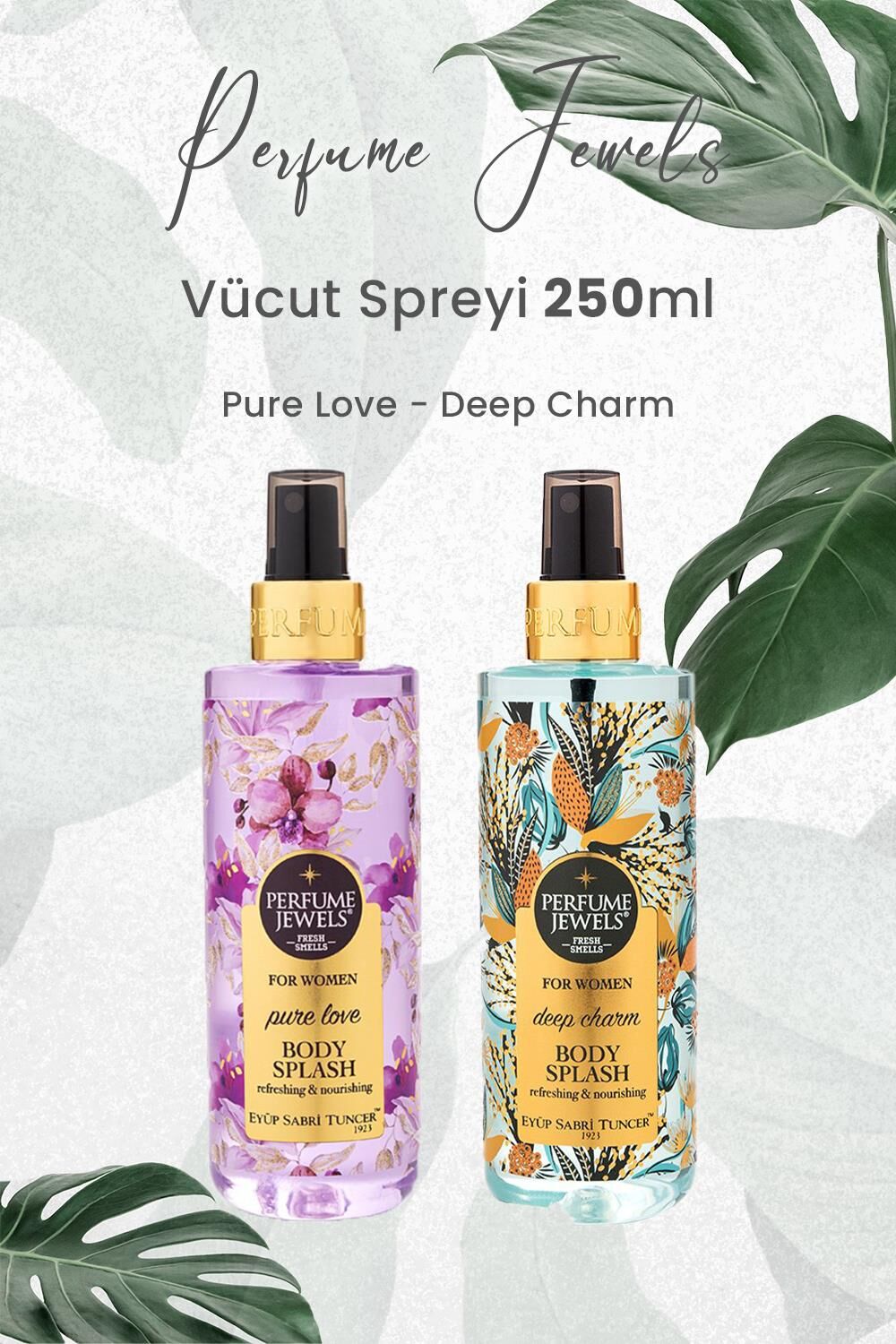 Eyüp Sabri Tuncer Pj Body Splash Pure Love 250 ml ve Deep Charm 250 ml