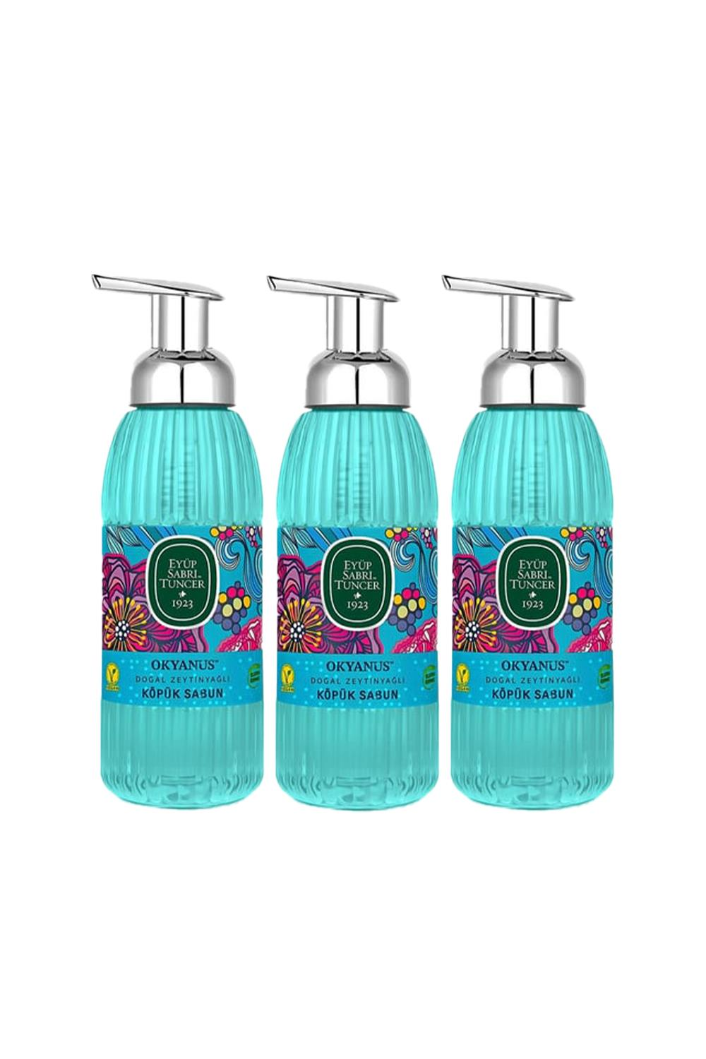 Eyüp Sabri Tuncer Zeytinyağlı Okyanus Köpük Sabun 500 ML x 3