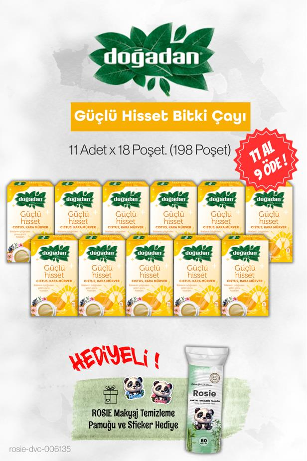 Doğadan Güçlü Hisset Bitki Çayı 11 AL 9 ÖDE ve Rosie