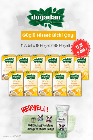 Doğadan Güçlü Hisset Bitki Çayı 11 AL 9 ÖDE ve Rosie