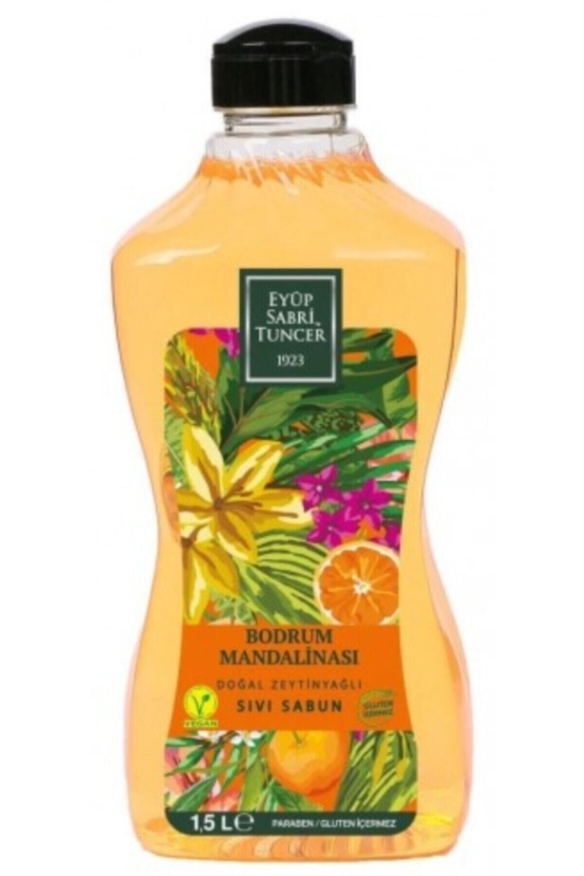 Eyüp Sabri Tuncer Doğal Zeytinyağlı Sıvı Sabun Okyanus ve Bodrum Mandalinası 1500 ML