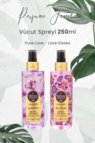 Eyüp Sabri Tuncer Pj Body Splash Pure Love 250 ml ve Love Kisses 250 ml