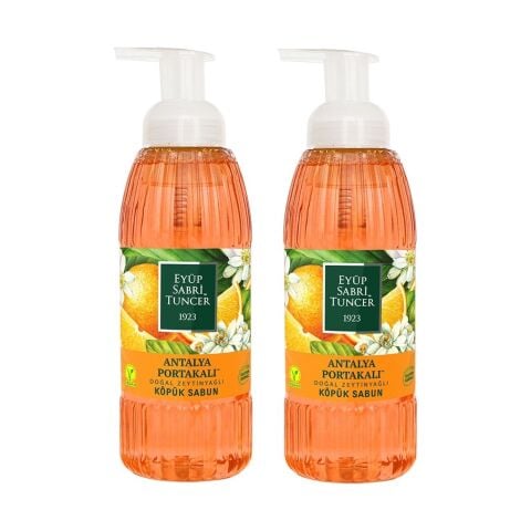 Eyüp Sabri Tuncer Zeytinyağlı Antalya Portakalı Köpük Sabun 500 ML x 2