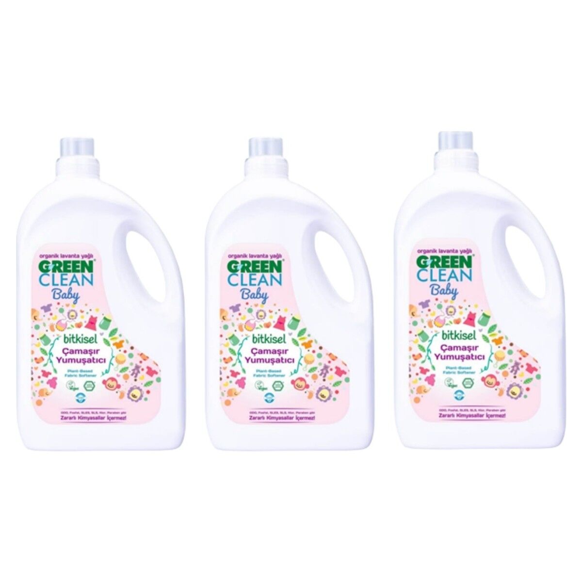 Green Clean Baby Bitkisel Yumuşatıcı 3x 2750 ml Lavanta