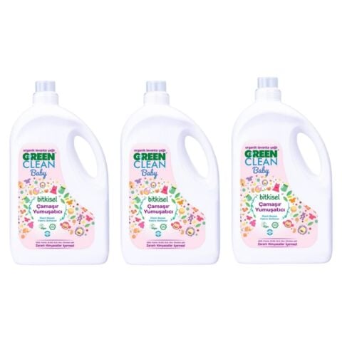 Green Clean Baby Bitkisel Yumuşatıcı 3x 2750 ml Lavanta