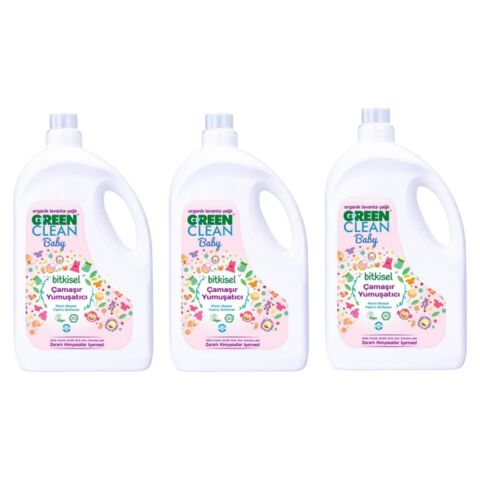 Green Clean Baby Bitkisel Yumuşatıcı 3x 2750 ml Lavanta