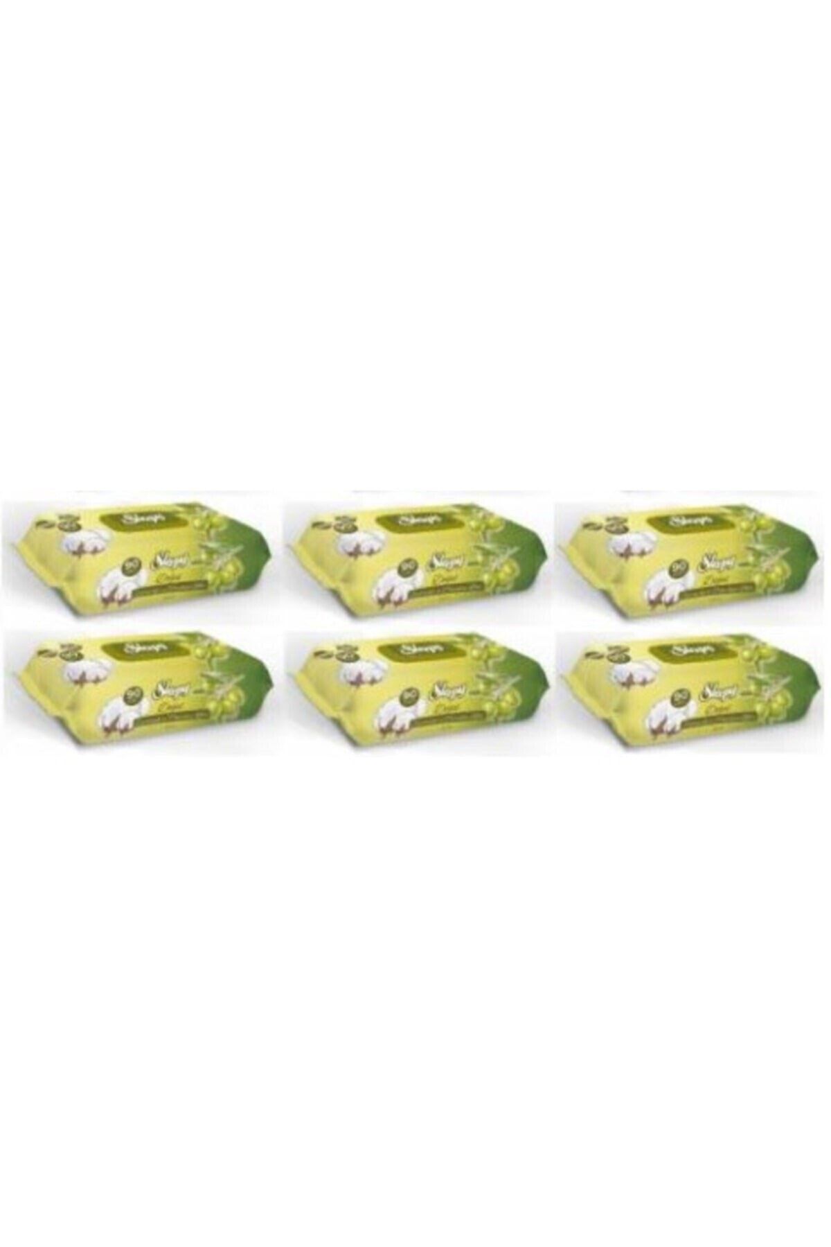 Sleepy Islak Mendil Zeytinyağlı 90 Lı X 6 (toplam 540 Adet Mendil)