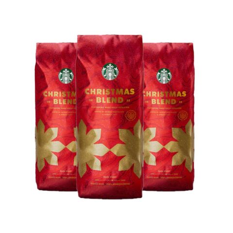 Starbucks Christmas Blend Dark Roast 250 gr x 3