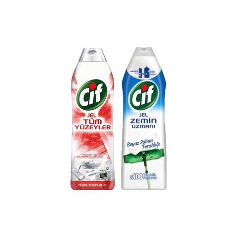 Cif Jel Yasemin Ferahlığı ve Beyaz Sabun Ferahlığı