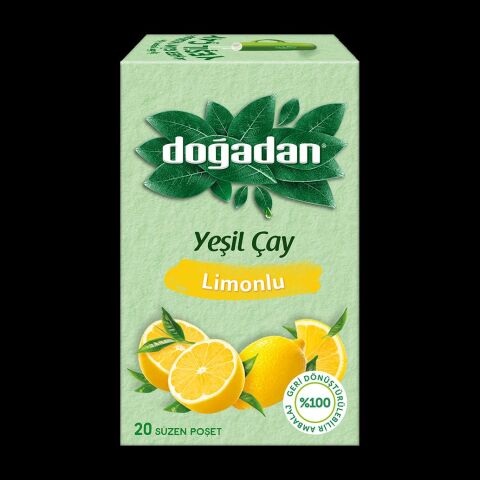 Doğadan 20'li 48 AL 44 ÖDE Limonlu Yeşil Çay ve ROSIE