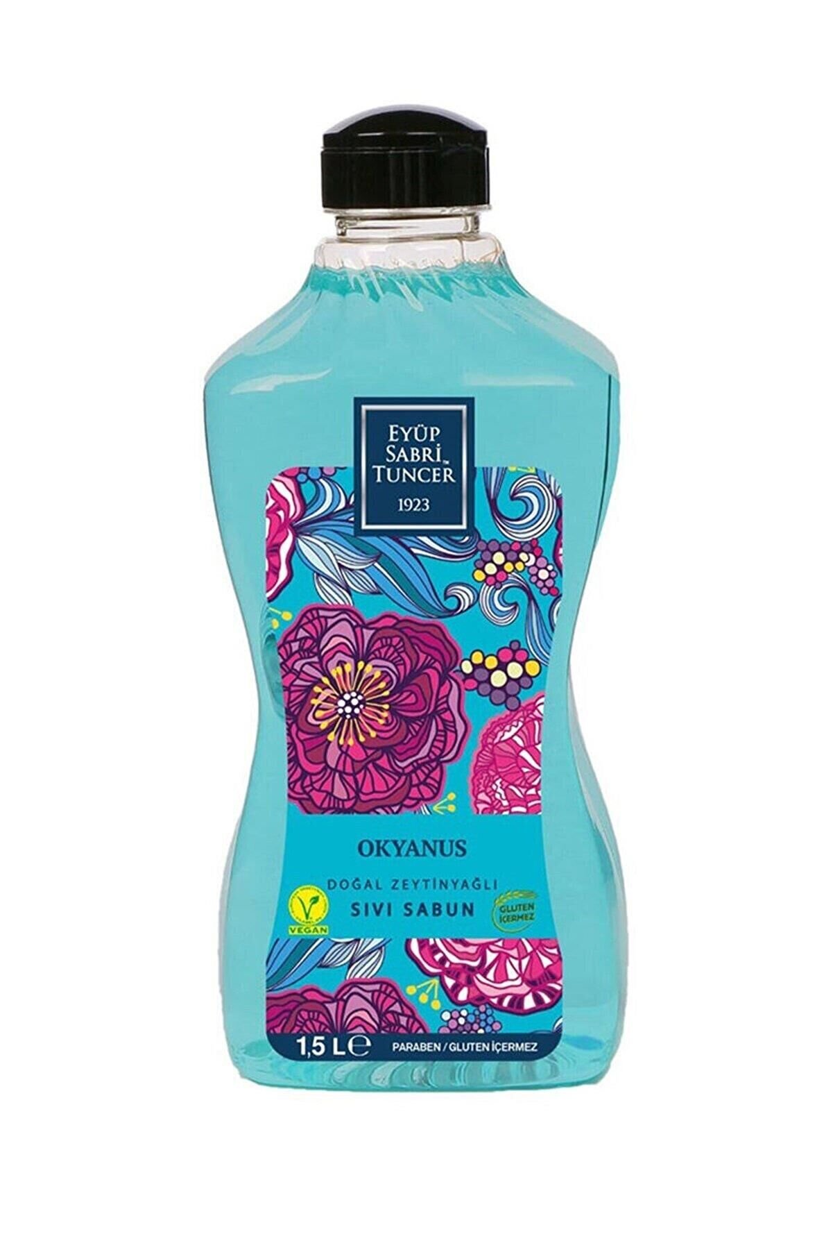 Eyüp Sabri Tuncer Doğal Zeytinyağlı Sıvı Sabun Okyanus 1500 ML Pet Şişe