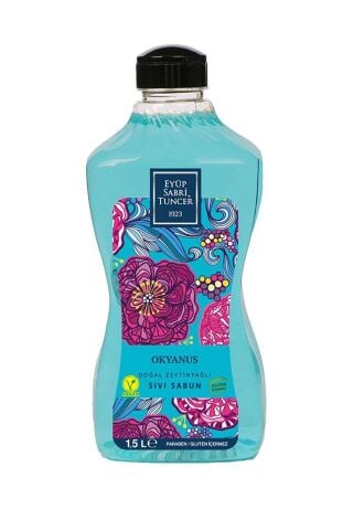 Eyüp Sabri Tuncer Doğal Zeytinyağlı Sıvı Sabun Okyanus 1500 ML Pet Şişe