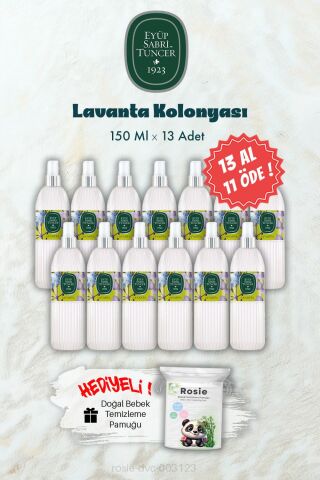 150 ML 13 AL 11 ÖDE Lavanta Kolonyası ve ROSIE Hediye