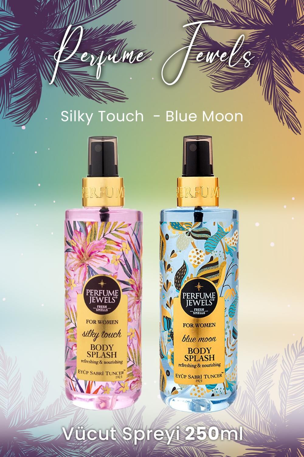 Eyüp Sabri Tuncer Pj Body Splash Silky Touch 250 ml ve Blue Moon 250 ml
