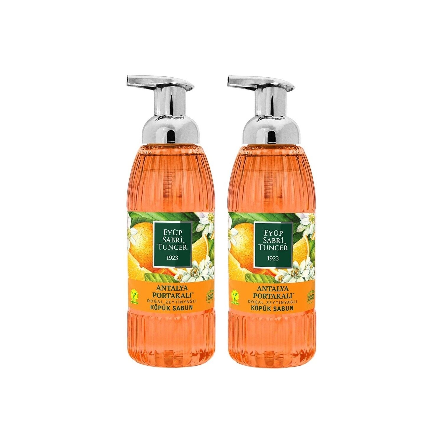 Eyüp Sabri Tuncer Antalya Portakalı Doğal Zeytinyağlı Köpük Sabun 500 ml x 2