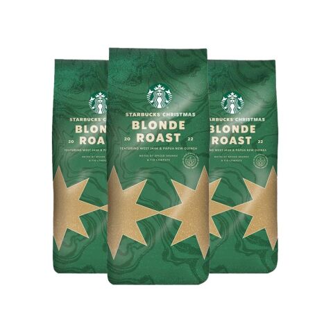 Starbucks Christmas Blonde Roast 250 gr x 3