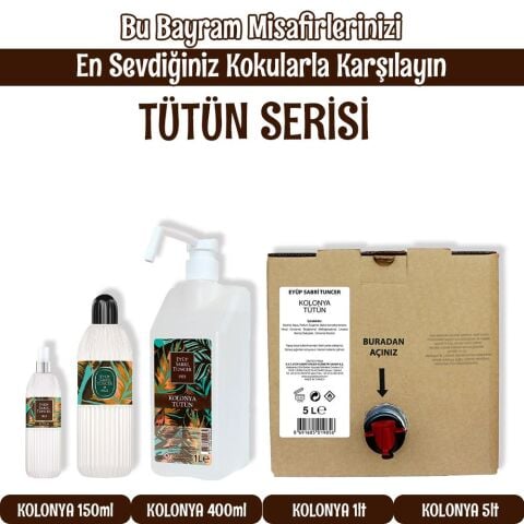 Eyüp Sabri Tuncer Bayram Özel Tütün Kolonya Set