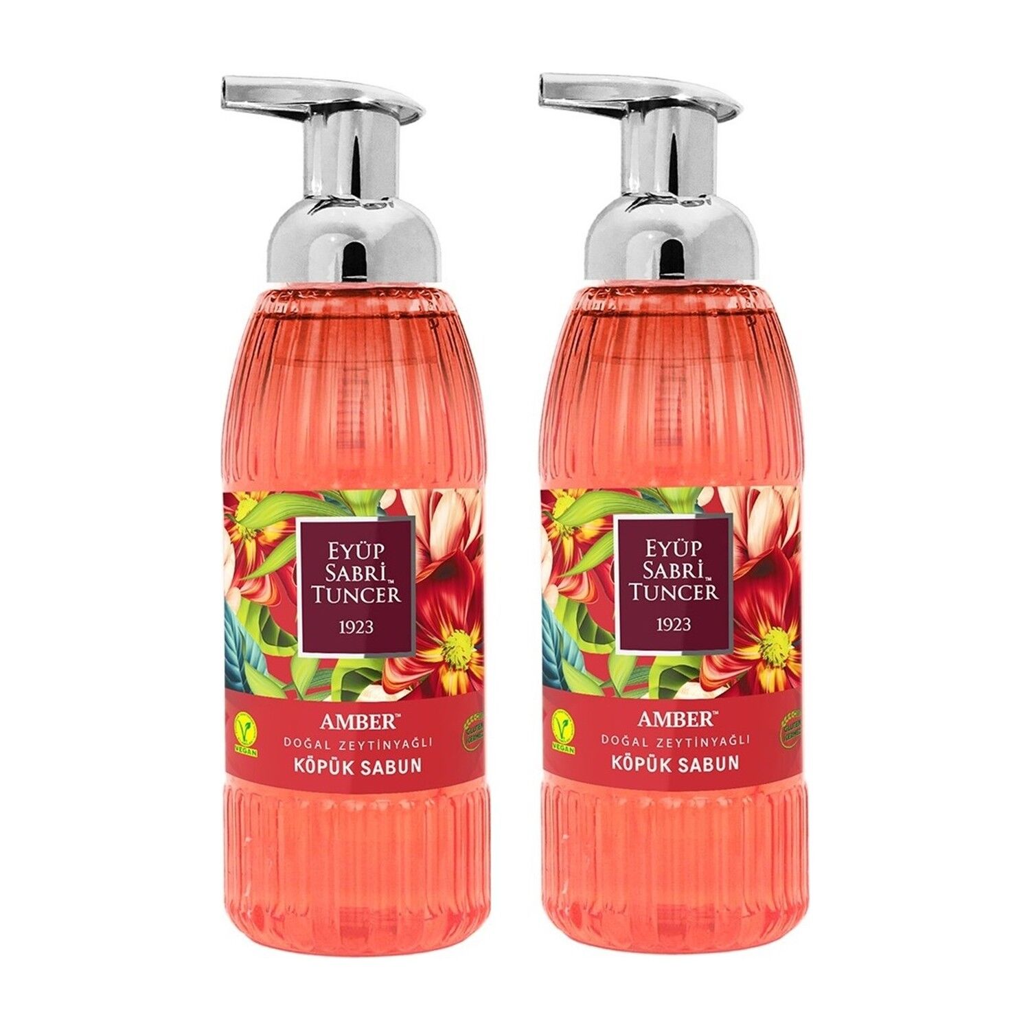 Eyüp Sabri Tuncer Zeytinyağlı Amber Köpük Sabun 500 ML x 2