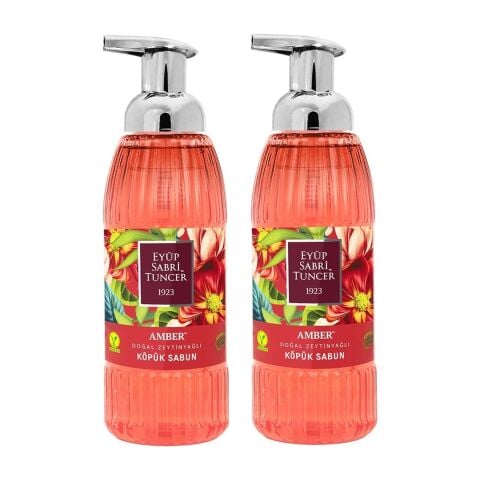 Eyüp Sabri Tuncer Zeytinyağlı Amber Köpük Sabun 500 ML x 2