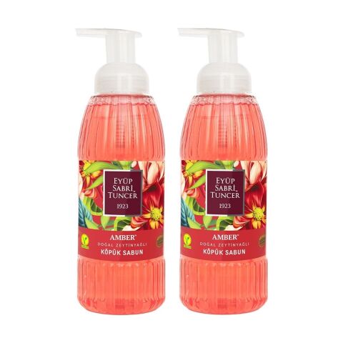 Eyüp Sabri Tuncer Zeytinyağlı Amber Köpük Sabun 500 ML x 2