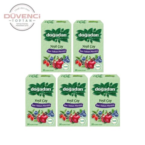 Doğadan Yeşil Çay Nar Yaban Mersini x 5 adet