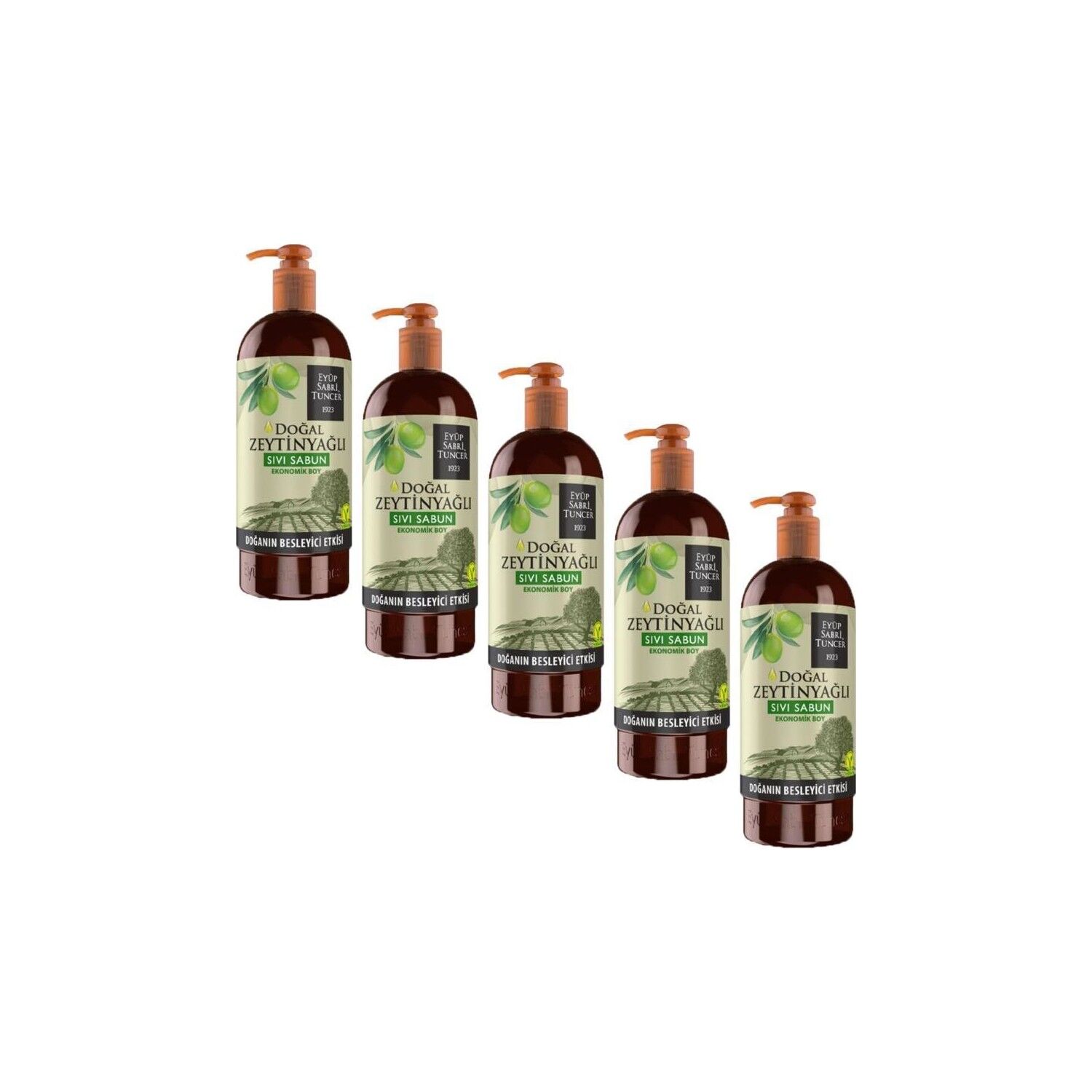Eyüp Sabri Tuncer Zeytinyağlı Sıvı Sabun 750 ML  x 5
