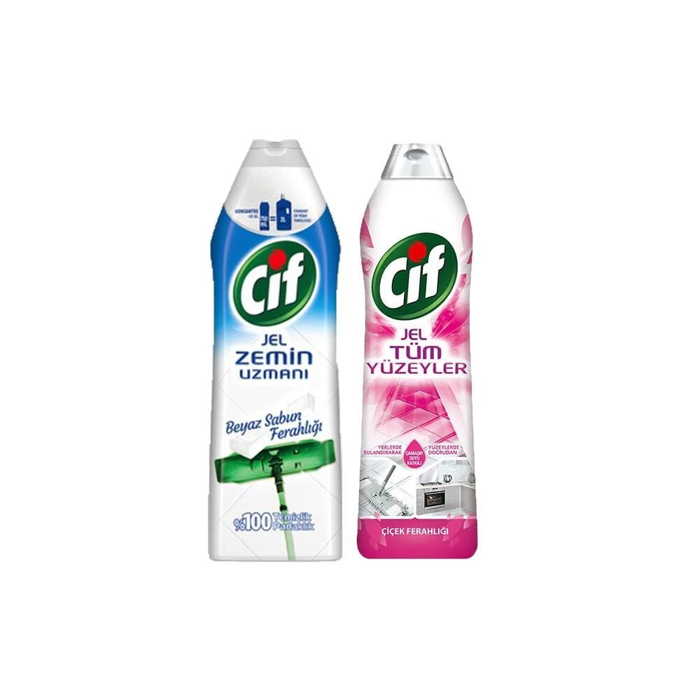 Cif Jel Beyaz Sabun Ferahlığı ve Çiçek Ferahlığı