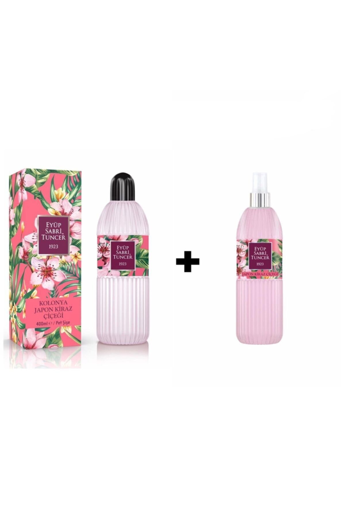 Eyüp Sabri Tuncer Japon Kiraz Çiçeği 400 ml ve 150 ml Pet Şişe Kolonya