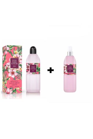 Eyüp Sabri Tuncer Japon Kiraz Çiçeği 400 ml ve 150 ml Pet Şişe Kolonya