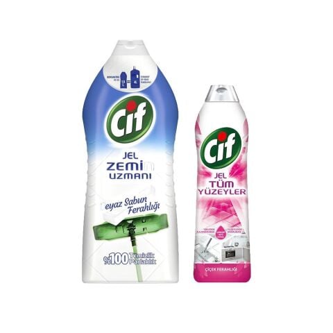 Cif Jel Beyaz Sabun Ferahlığı ve Çiçek Ferahlığı